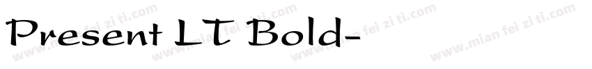 Present LT Bold字体转换